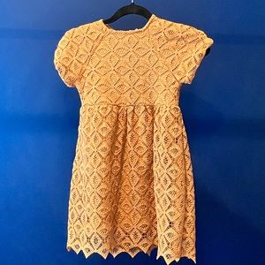 Girls copper colored Zara dress